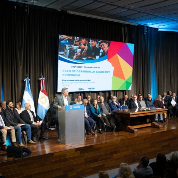 ADEME ACOMPAÑÓ LA PRESENTACIÓN DEL PLAN DE DESARROLLO EDUCATIVO 2023-2027